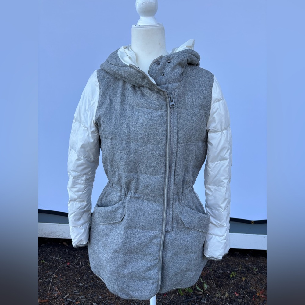 Metro brand wool and down coat parka jacket. Beautiful and well made. EUC SZ Sm